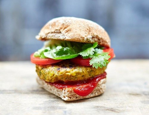 Jamie Oliver vegan burger