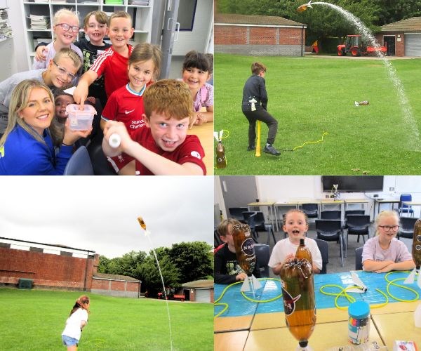 Bedford summer camp Rocketeers course