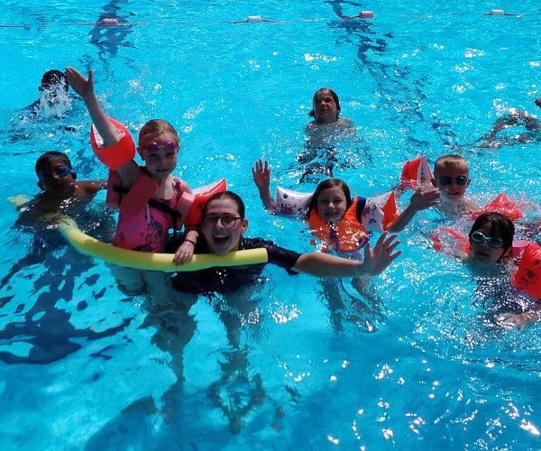 Chigwell summer camp swimming session