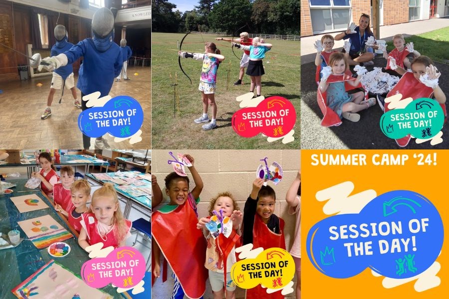 summer camp session of the day from 12th to 16th August 2024