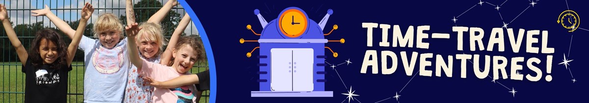 Barracudas summer camp weekly theme: Time Travel Adventurers