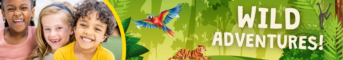 Barracudas summer camp weekly theme: Wild Adventures